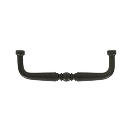 PATIOPLUS 3.5 in. Traditional Wire Pull, Oil Rubbed Bronze - Solid PA134481